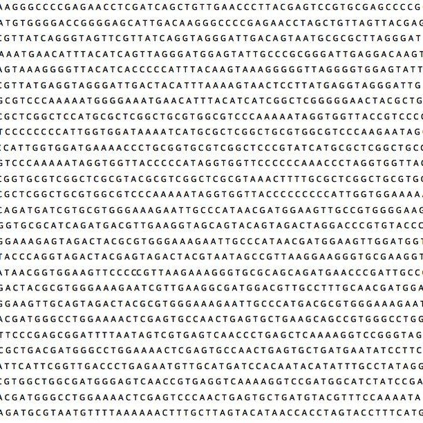 part of DNA sequence(from AGCT for Human 2)_Eun-Sun-Cho