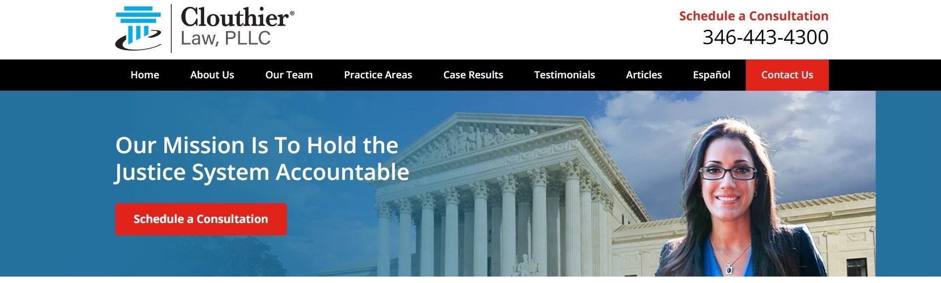 Susan Clouthier Top Appeal Attorney Ranked #13 in Texas Susan Clouthier Top Appeal Attorney, ranked #13 in the state of Texas for the year 2024 by The Institute for Attorney Oversight.