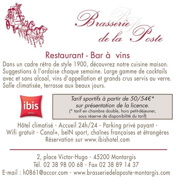 HOTEL IBIS - BRASSERIE DE LA POSTE - HOTELLERIE/RESTAURATION