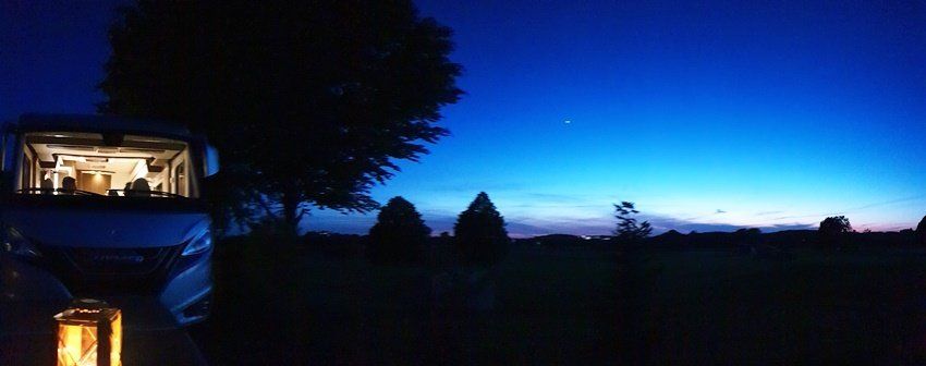 Abendstimmung auf dem Fuerstlichen Golf- und Natur-Resort Bad Waldsee