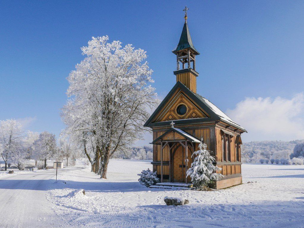 Fuerstin Sophie Kapelle im Winter