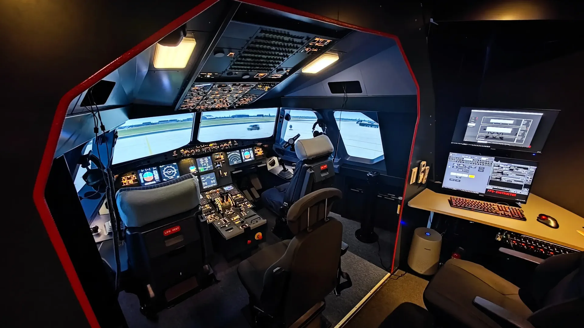 Airbus A320 Full Motion Flugsimulator in Griesheim bei Darmstadt