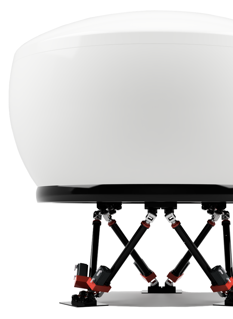 Flugsimulator mit Full Motion Bewegungsplattform