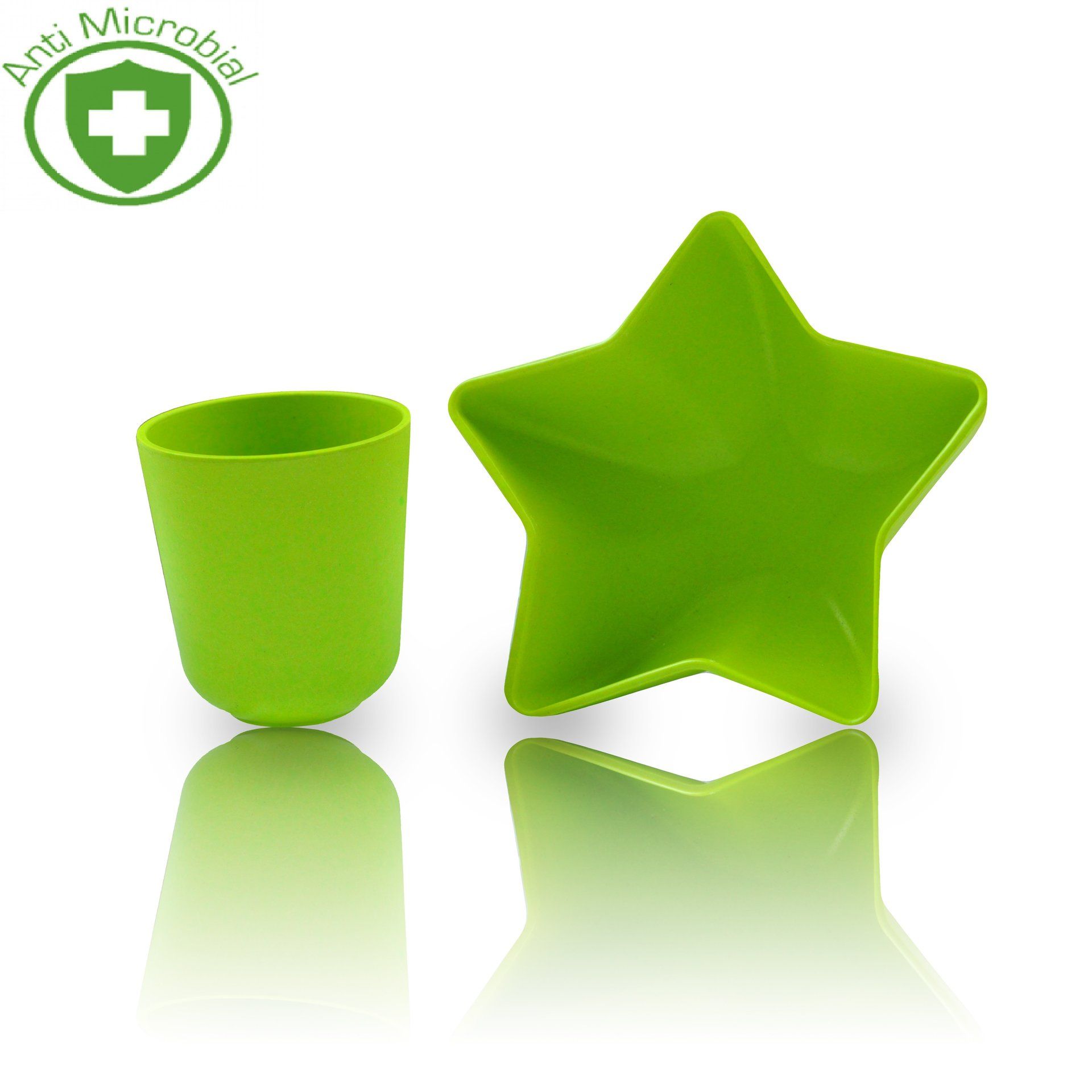 Kinder- Babygeschirr aus natürlichem Bambus