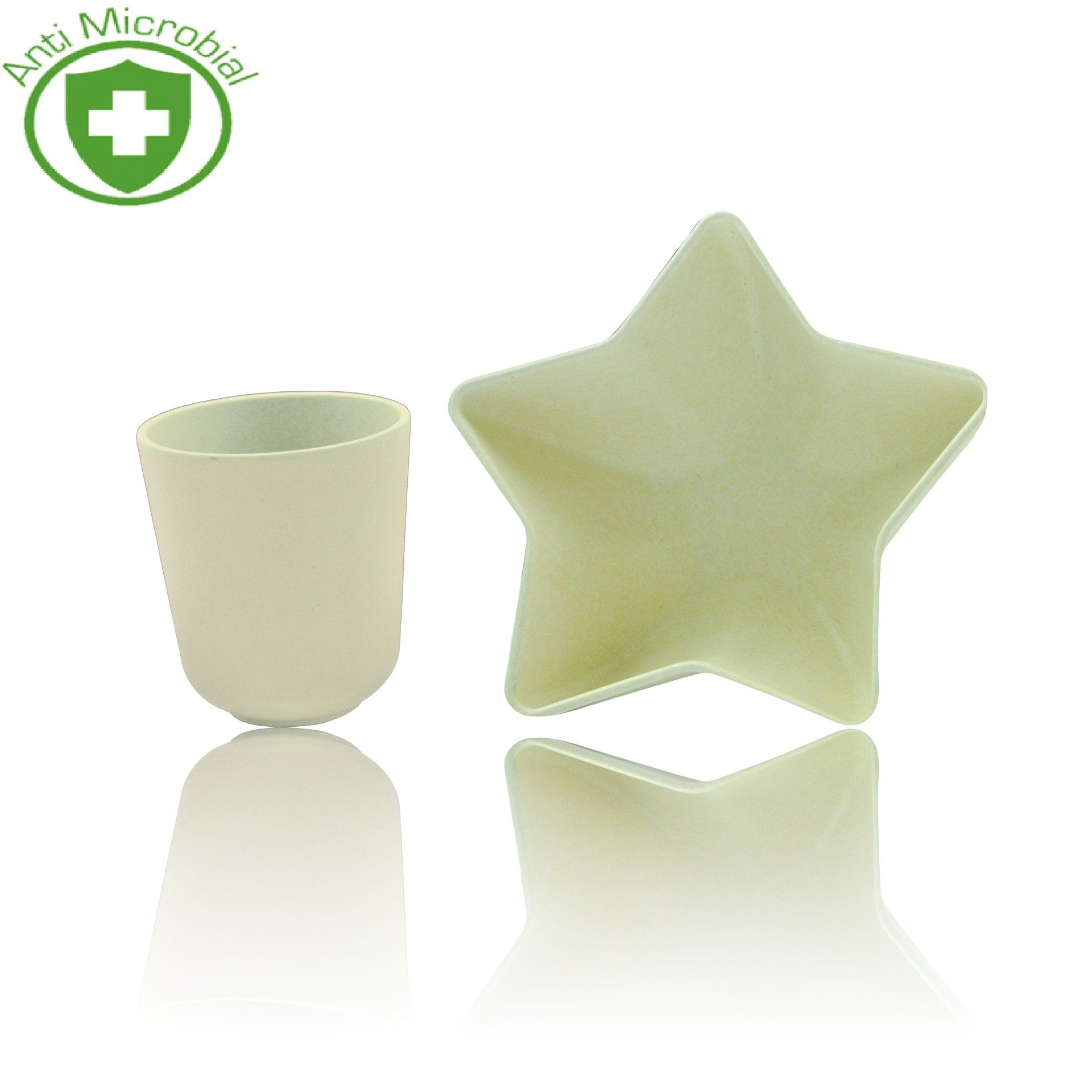 Kinder- Babygeschirr aus natürlichem Bambus