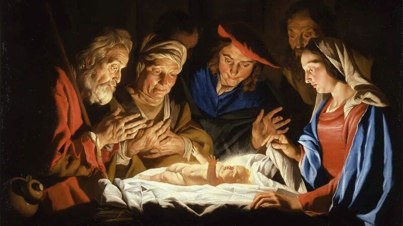 Baby Jesus in the manger