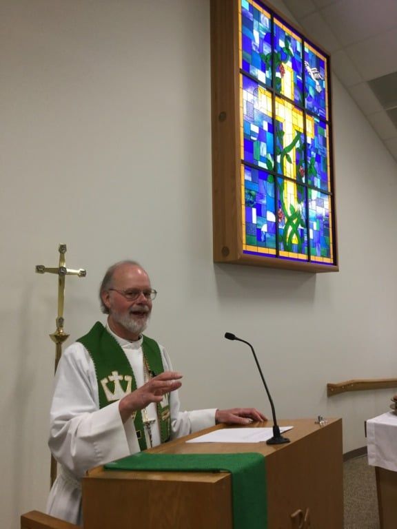 Pastor Carl Trosien Preaching Sermon