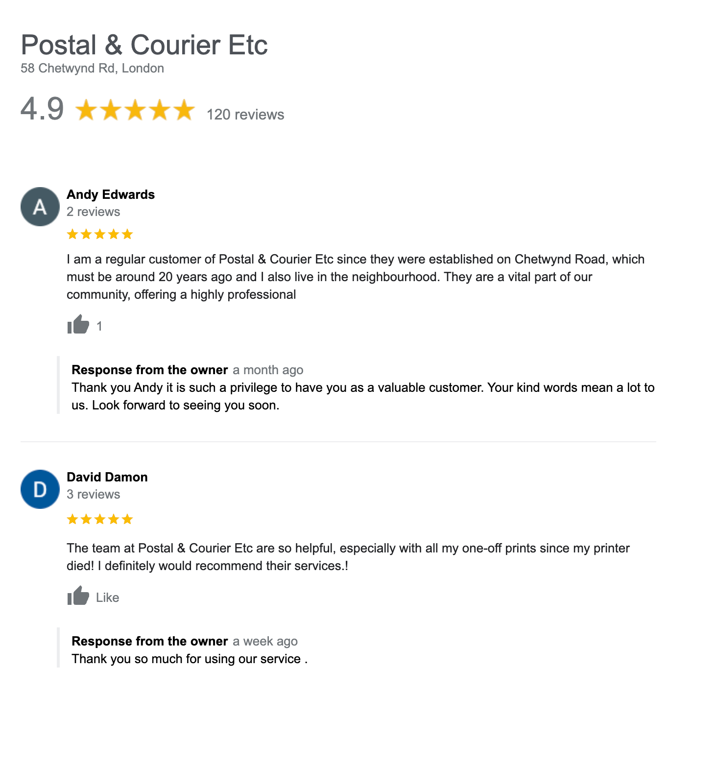 International express delivery