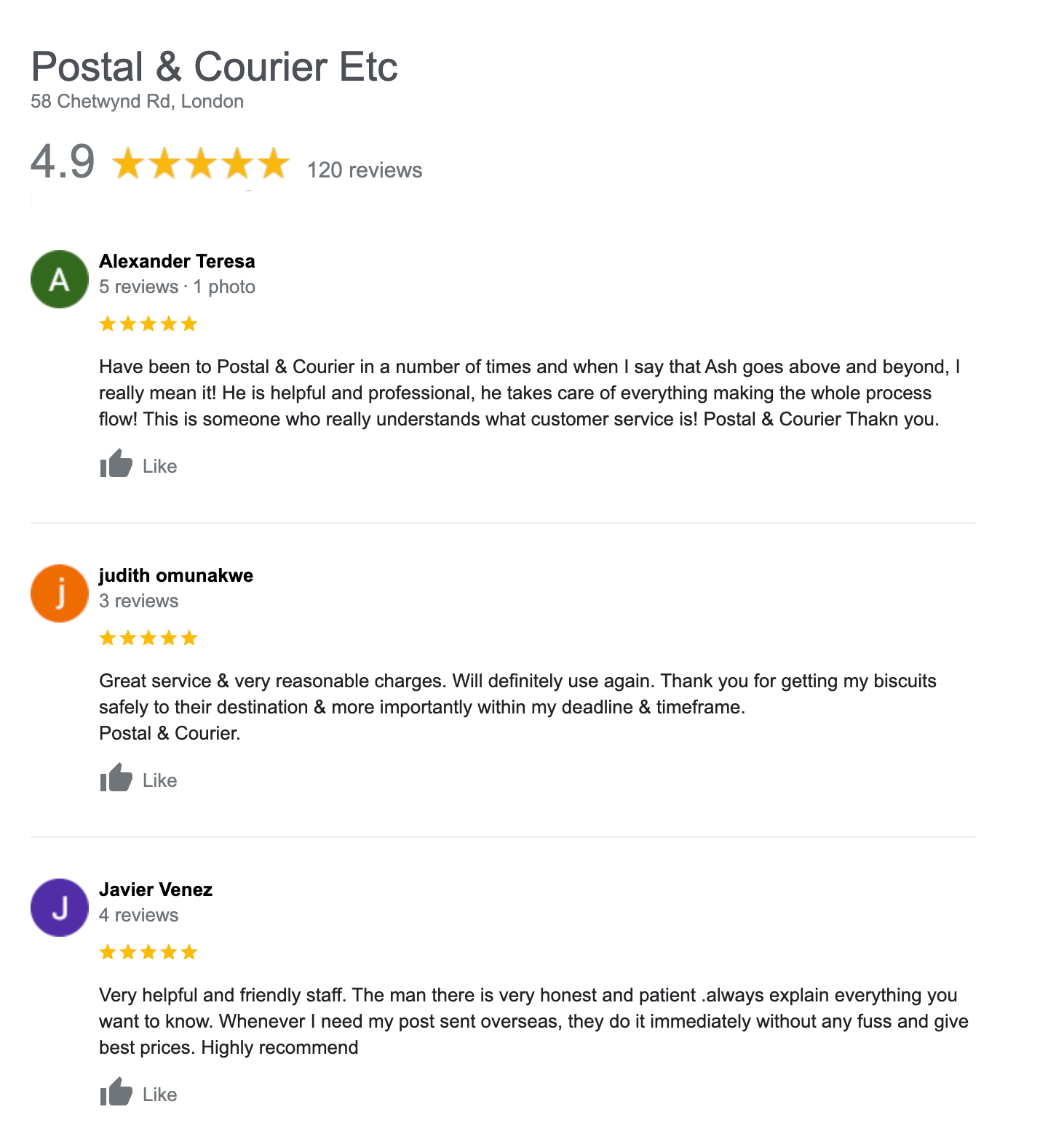 Mail forwarding service