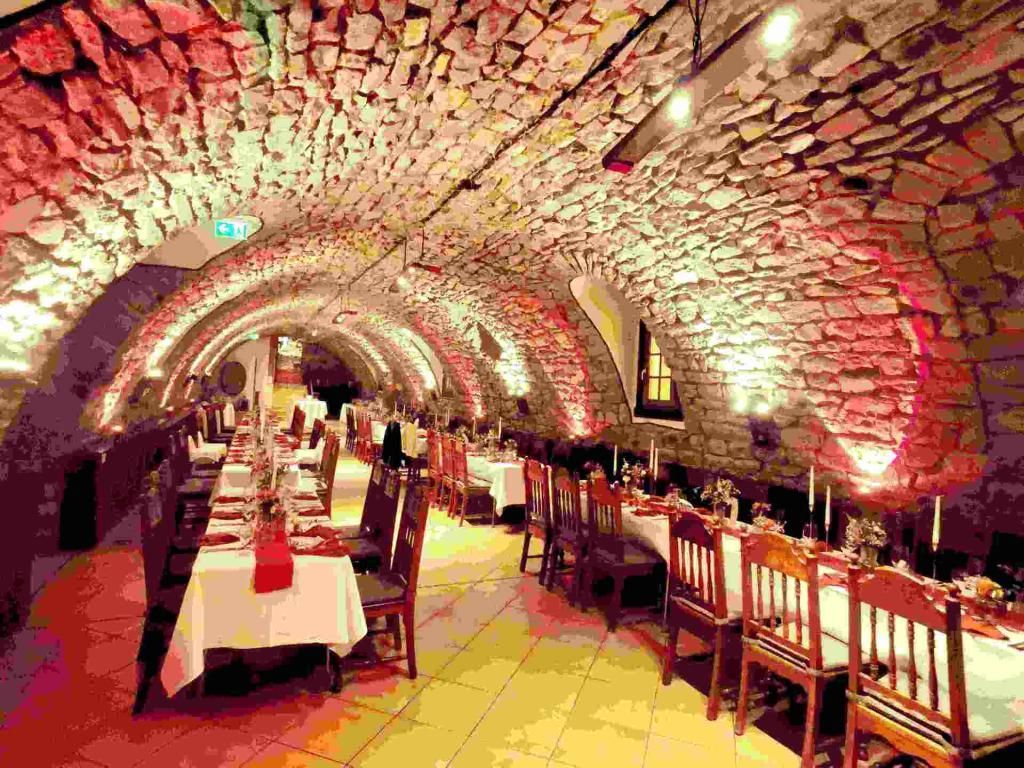 DJ Tom - Fragen und Antworten Beleuchteter Weinkeller bei Alzey