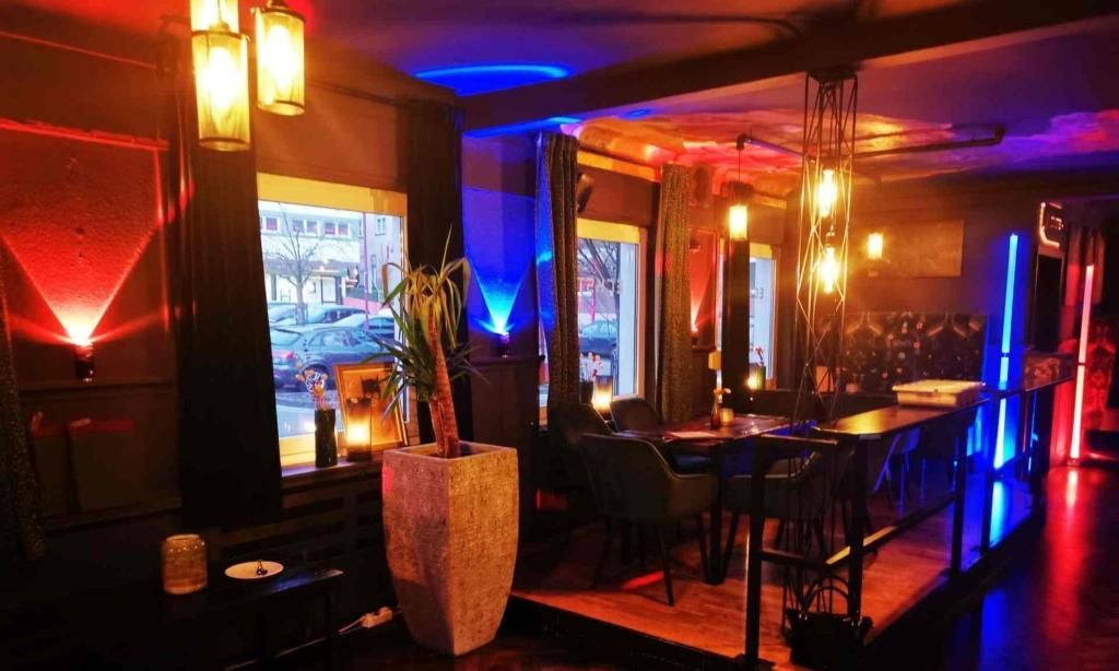 Hochzeit mit Susann & Friedrich Floorspots und LED Beleuchtung im Cafe Eckstein in Idar-Oberstein