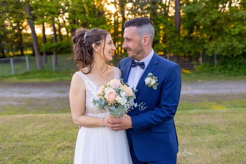 Brautpaar beim Shooting