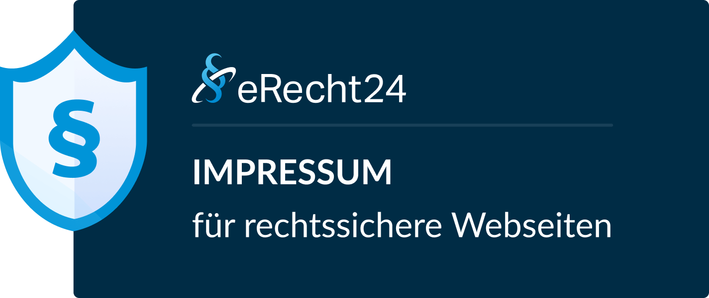 e Recht 24 Siegel Impressum