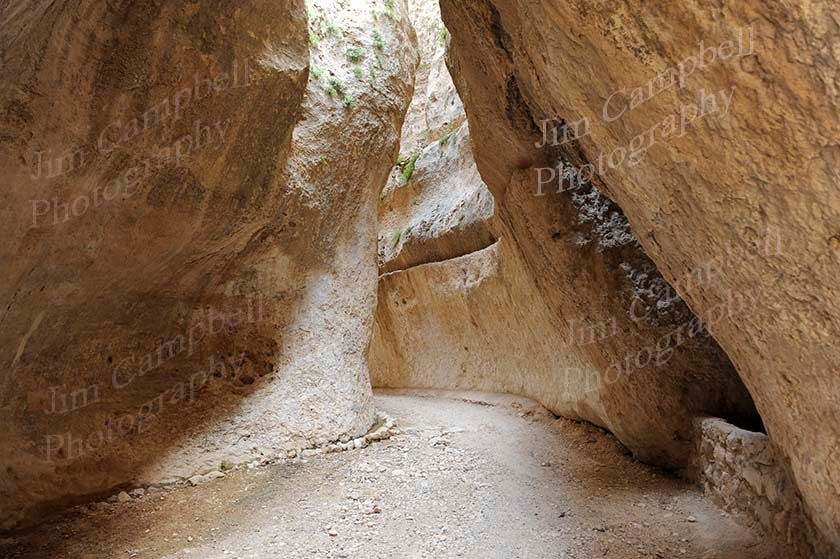 Caves in the Christian town of Maaloula Syria
