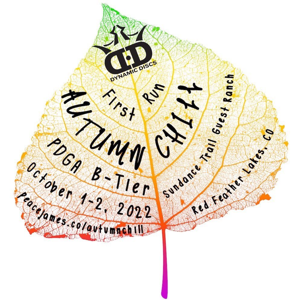 2022 Autumn Chill Sponsored by Dynamic Discs Disc Golf Tournament Logo