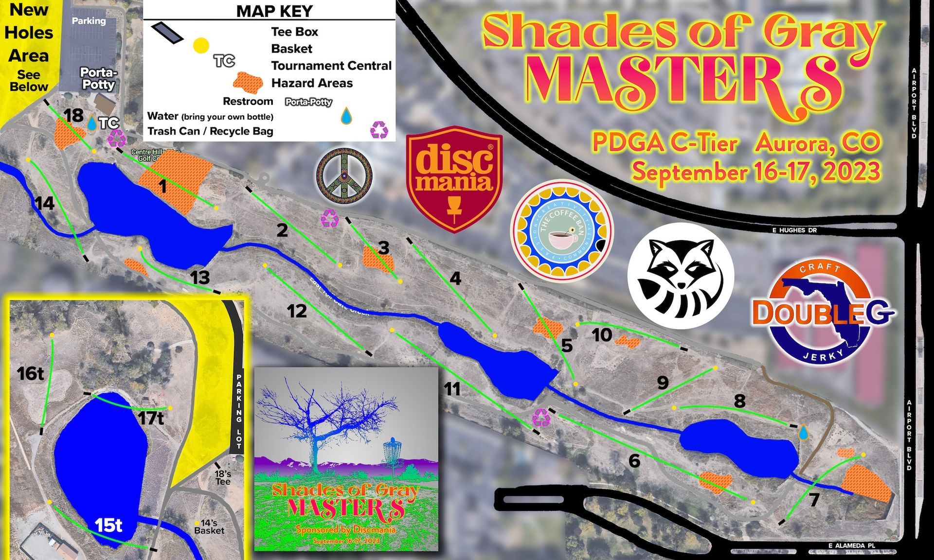 2023 Shades of Gray Masters Course Map