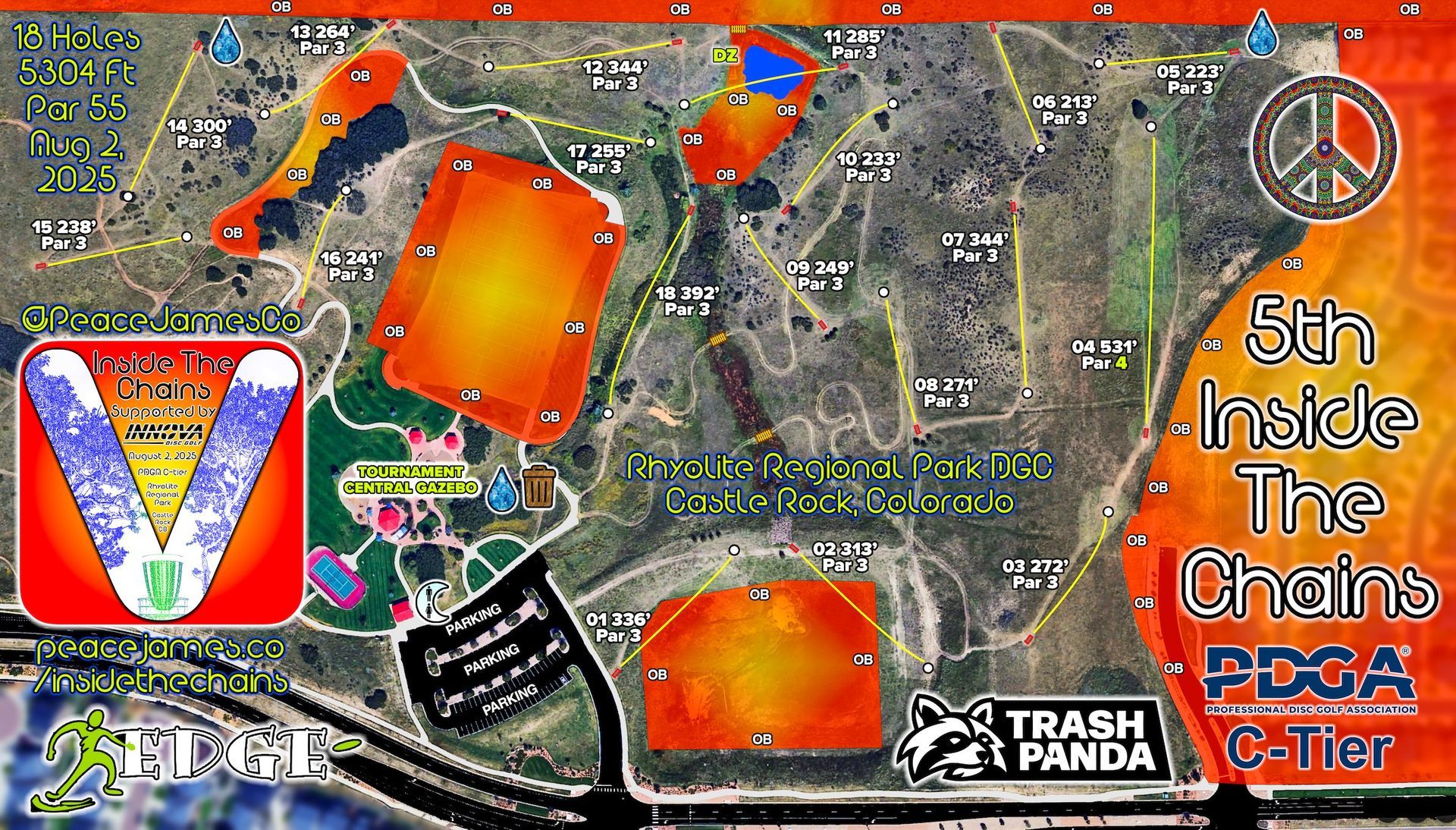 2025 Inside The Chains Course Map