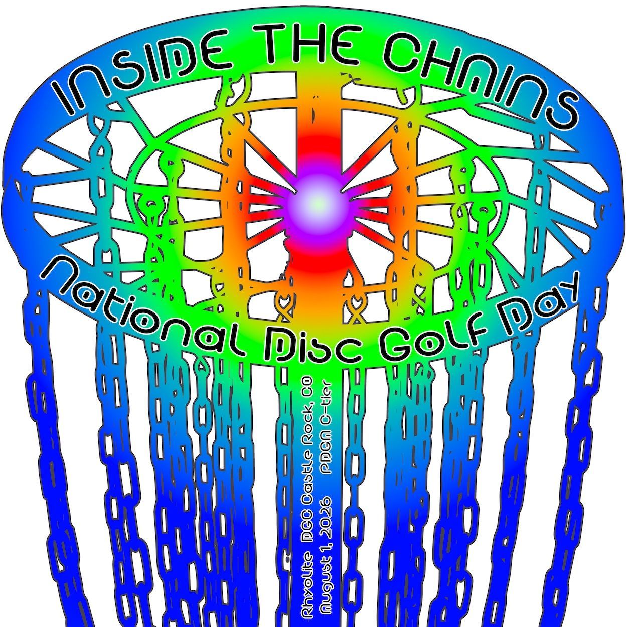 2026 Inside The Chains disc golf tournament logo v1