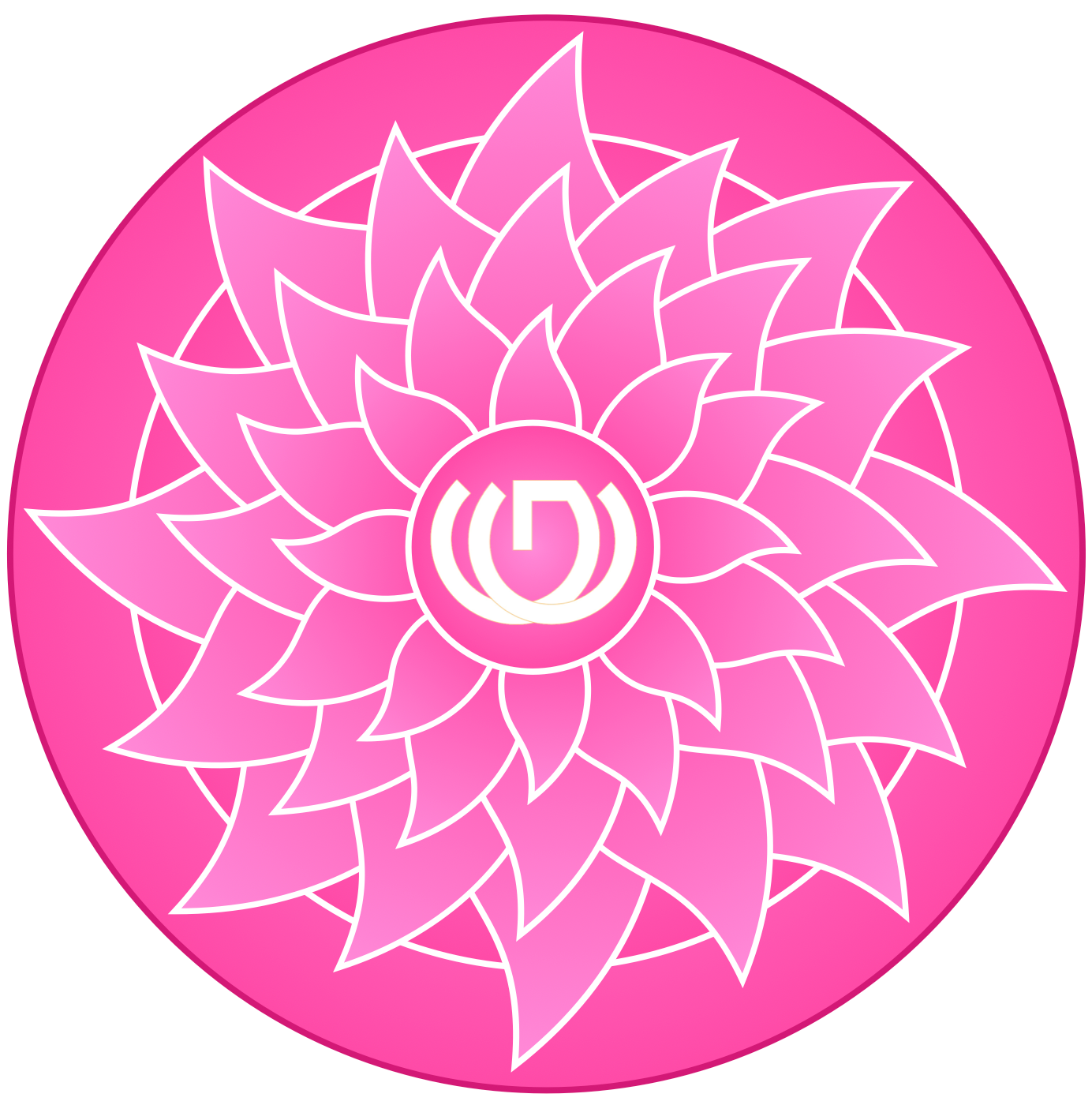 Logo pinke Sonnenblume Stimme Gogolin