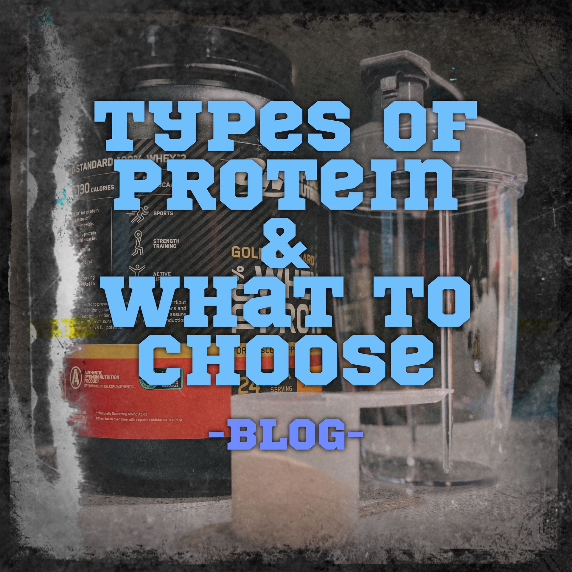 Blog post about the most common types of proteins and which ones to take based on your goal.
