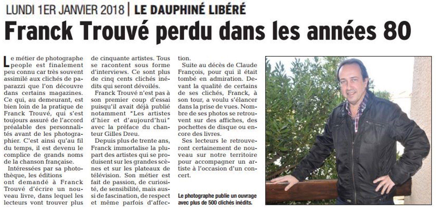article de presse le dauphiné photographe franck trouvé