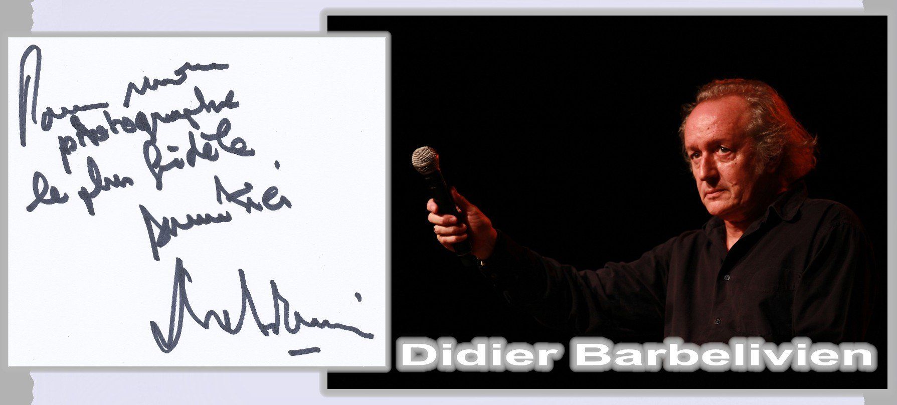 autographe didier barbelivien photographe franck trouvé