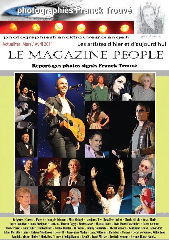 Calogero / Michael Jones / Grégoire / Joyce Jonathan / Gilles Luka / Guillaume Grand / Julian Perretta / Keen'V / Radio Killer / Mickaël Miro / M Pokora / Les Chevaliers du Fiel / Popeck / Abba Story / Frank Michael / cirque Pinder / Louis Bertignac / Richard Sanderson / Pierre Perret / Michel Monaco / Mick Micheyl / Charly et Lulu / Ottawan / Jimmy Somerville / Benny B / Black Box / Indra / Corona / Boris / Paradisio / Hermes House Band / Gala / Pedro Castano / Yannick / Larusso / Laurent Petitguillaume / Cookie Dingler / François Feldman / Début de Soirée / Bibie / Jean - Pierre Mader / Phil Barney / Fr David / Jean - Pierre Descombes / Frédéric Zeitoun / Inna / Worlds Apart / Florent Pagny photo franck trouvé