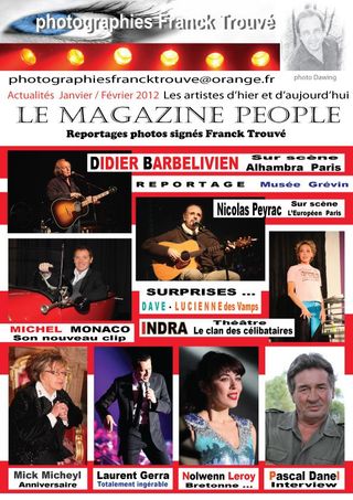 Didier Barbelivien / Claude Lelouch / Chantal Ladesou / Nicolas Peyrac / Musée Grévin / Laurent Gerra / Pascal Danel / Mick Micheyl / Michel Monaco / Dave / Les Vamps / Indra / Nolwenn Leroy photo franck trouvé