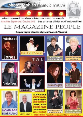 Tal / Michael Jones / Billy Paul / Danièle Evenou / Michel Monaco / Jean - Jacques Lafon / Michel Robbe / Hélène Ségara / Michel Orso / Frank Alamo / Pierre Lemarchal / Claude Barzotti / Les Latinos Lovers / John Logan / Denise Fabre / Charlotte Julian / Henri Giraud / Christian Marin / Irka Bochenko / Jean - Pierre Descombes / Patrick Juvet / Mick Micheyl / Tribute Village People / Giulia Salvatori / Mathieu Johann / Douchka photo franck trouvé