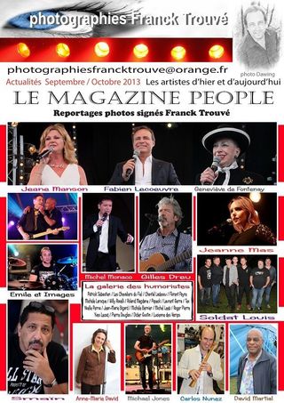 Jeanne Mas / Patrick Sébastien / Les Chevaliers du Fiel / Chantal Ladesou / Emile et Images / Jean - Pierre Descombes / Michèle Laroque / Willy Rovelli / David Martial / Fabien Lecoeuvre / Gilles Dreu / Tex / Roland Magdane / Carlos Nunez / Geneviève de Fontenay / Popeck / Laurent Gerra / Michel Monaco / Noeêlle Perna / Jean - Marie Bigard / Michael Jones / Michèle Bernier / Michel Leeb / Roger Pierre / Pierre Douglas / Yves Lecoq / Smaïn / Anne - Marie David / Didier Gustin / Florent Peyre / Lucienne des Vamps / Jeane Manson / Soldat Louis photo franck trouvé