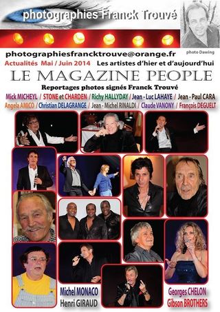 Christian Delagrange / Michel Monaco / Henri Giraud / Georges Chelon / Stone et Charden / François Deguelt / Chris Angela / Jean-Michel Rinaldi / Angela Amico / Claude Vanony / Richy Hallyday / Jean-Paul Cara / Mick Micheyl / Gibson Brothers / Jean-Luc Lahaye photo franck trouvé