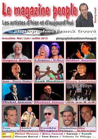 Michel Jonasz / Ivan Le Bolloc'h / Cookie Dingler / Didier Gustin / Hugues Aufray / William de Début de Soirée / Michel Monaco / Yseult / Brice Conrad / Vincent Barral / Rose Laurens / Tom Evers / Aurore Delplace / Jean-Pierre Mader / Corson / Michael Jones / Tribute To Village / André Verchuren / Gold / Maximilien Philippe / Mickaël Miro photo franck trouvé