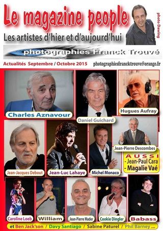 Daniel Guichard / Hugues Aufray / Jean-Luc Lahaye / Cookie Dingler / Caroline Loeb / Jean-Paul Cara / William de Début de Soirée / Babass / Jean-Pierre Descombes / Michel Monaco / Jean-Pierre Mader / Magalie Vaé / Emile et Images / Sabine Paturel / Ben Jack'son / Davy Santiago / Phil Barney / Jean-Jacques Debout / Charles Aznavour photo franck trouvé