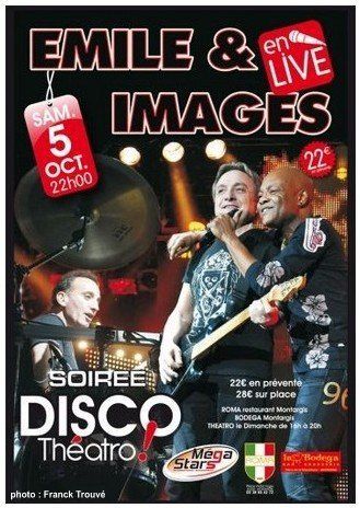 affiche concert emile et images photo francktrouvé