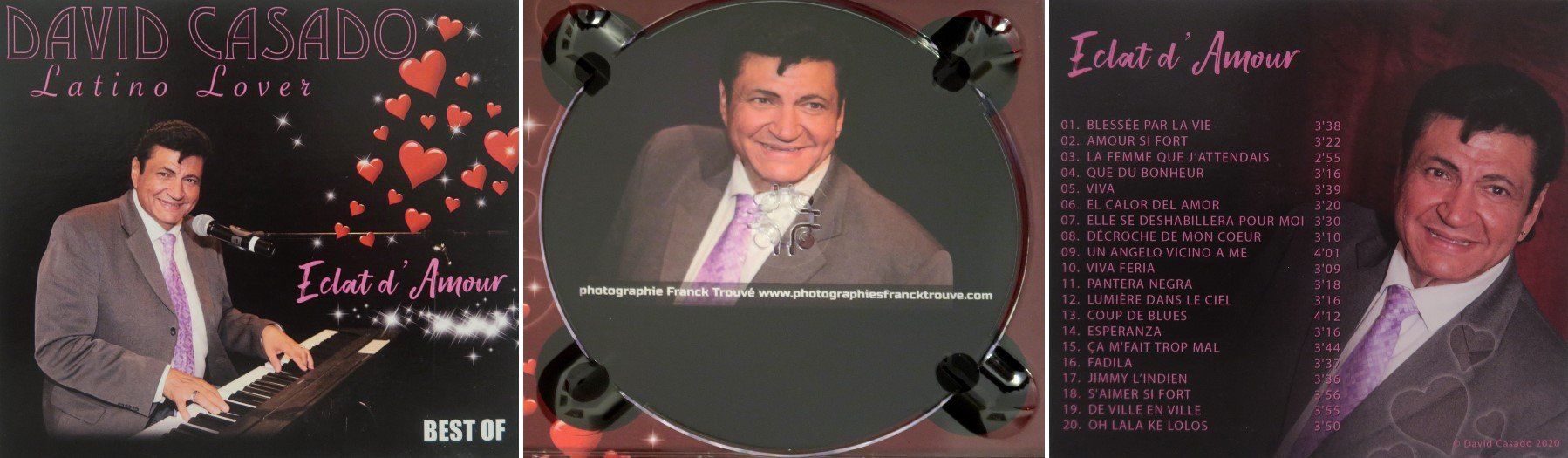 album david casado eclat d'amour photo franck trouvé