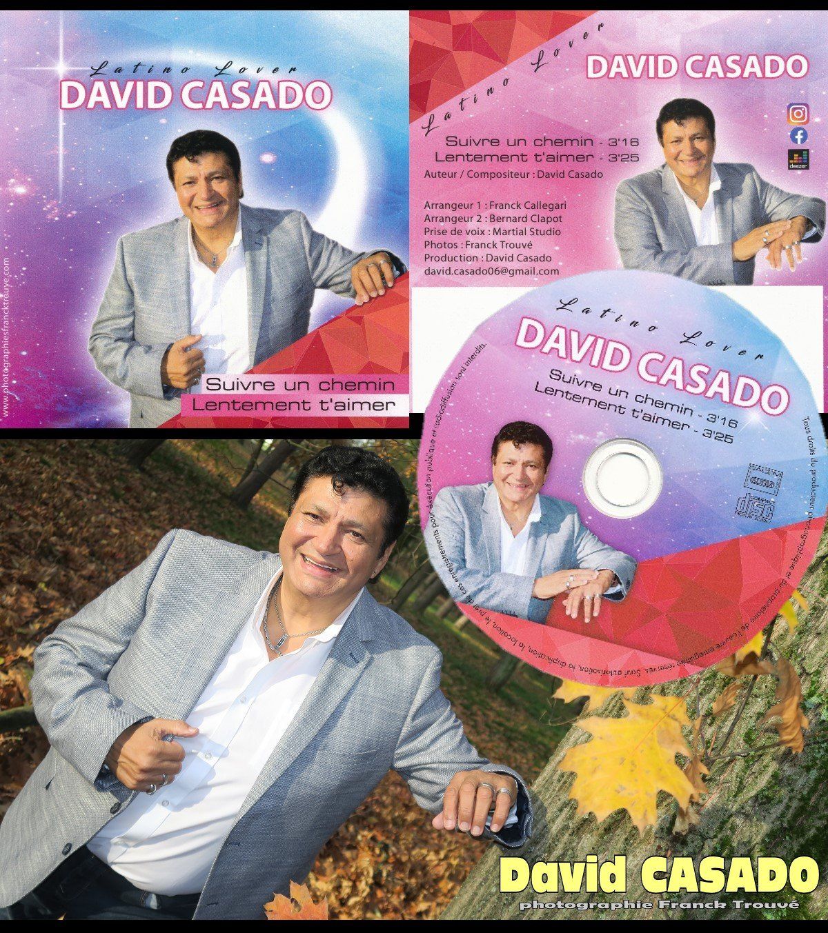 David Casado photo Franck Trouvé David Casado, disque, cd, photo franck trouvé
