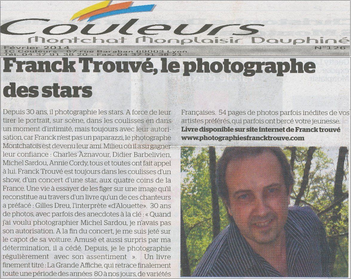 article presse couleurs photographe franck trouvé