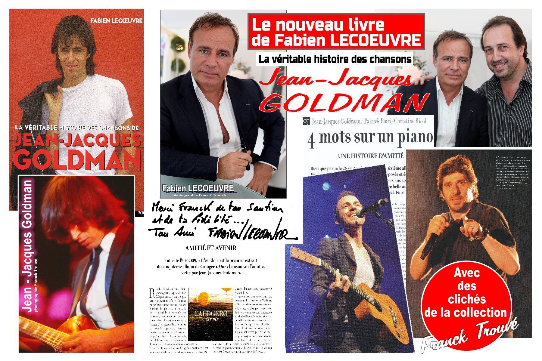 livre la véritable histoire des chansons de goldman par fabien lecoeuvre photographe franck trouvé