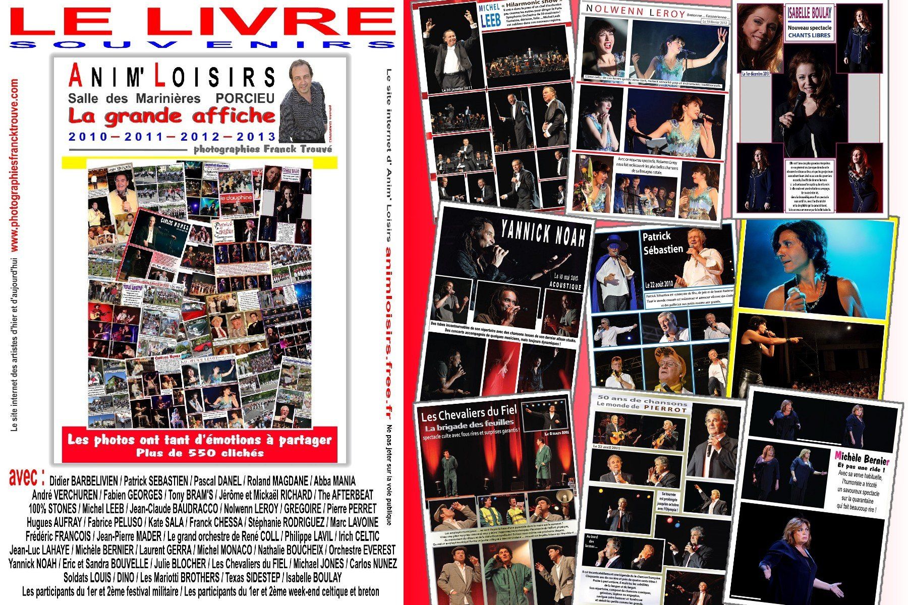 le livre souvenirs la grande affiche du photographe franck trouvé