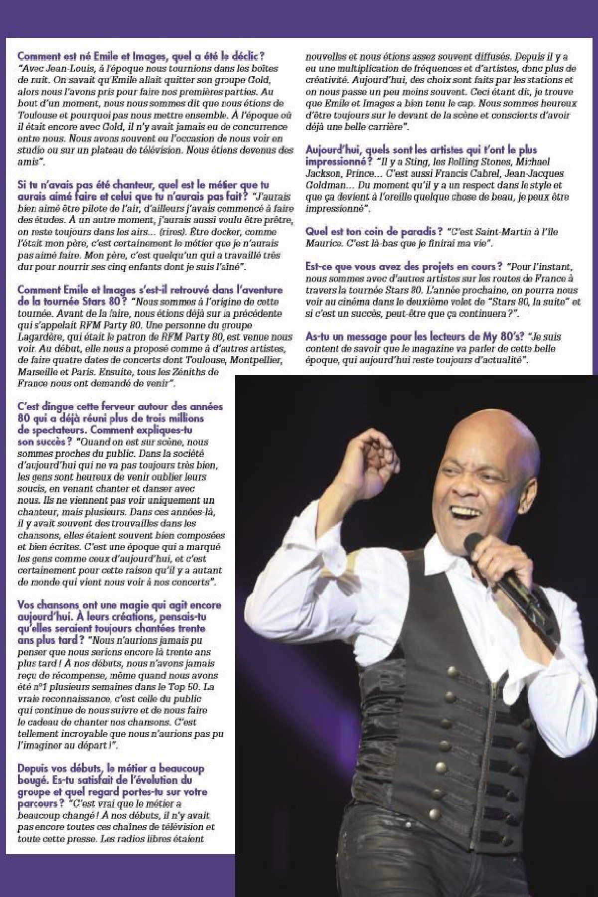 mario emile et images interview photo franck trouvé