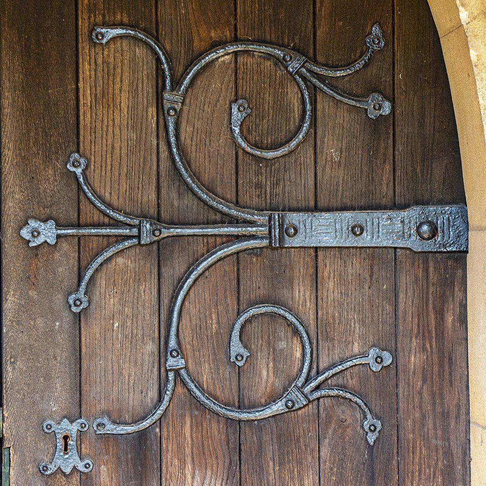 a church door detail