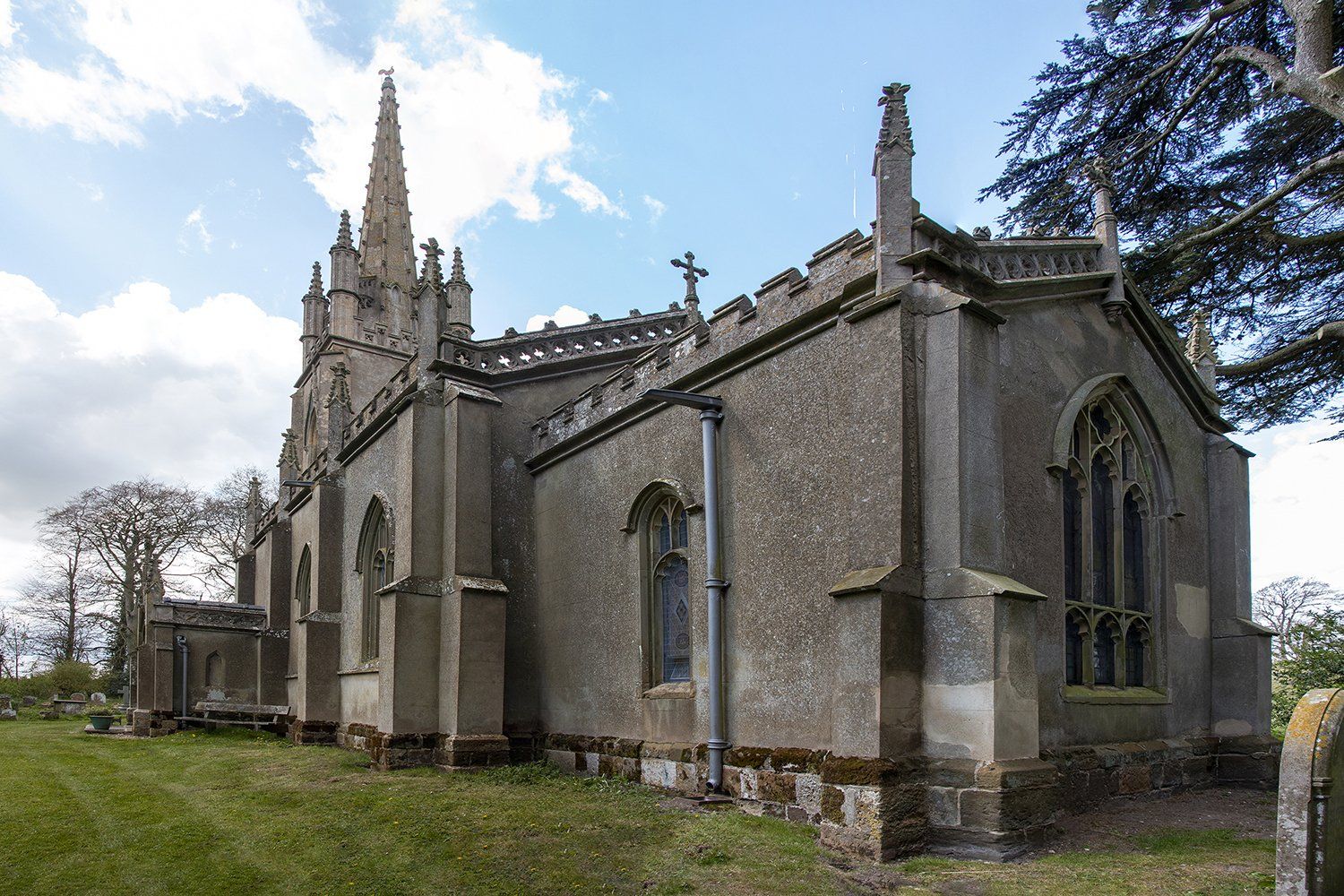 a church exterior view