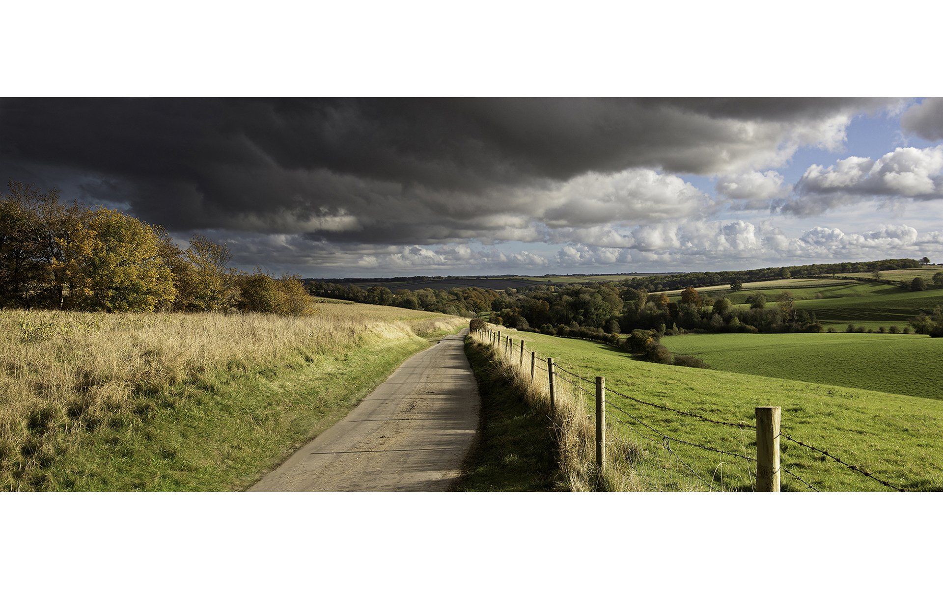 a landscape view of the lincolnshire wolds