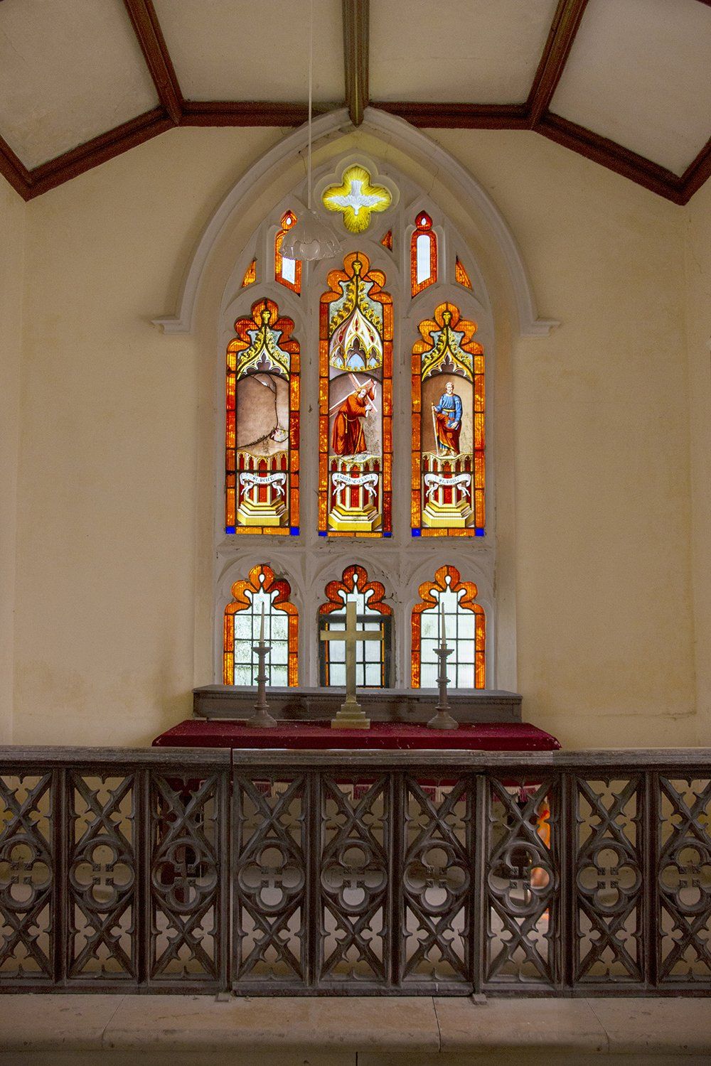 a church window detail
