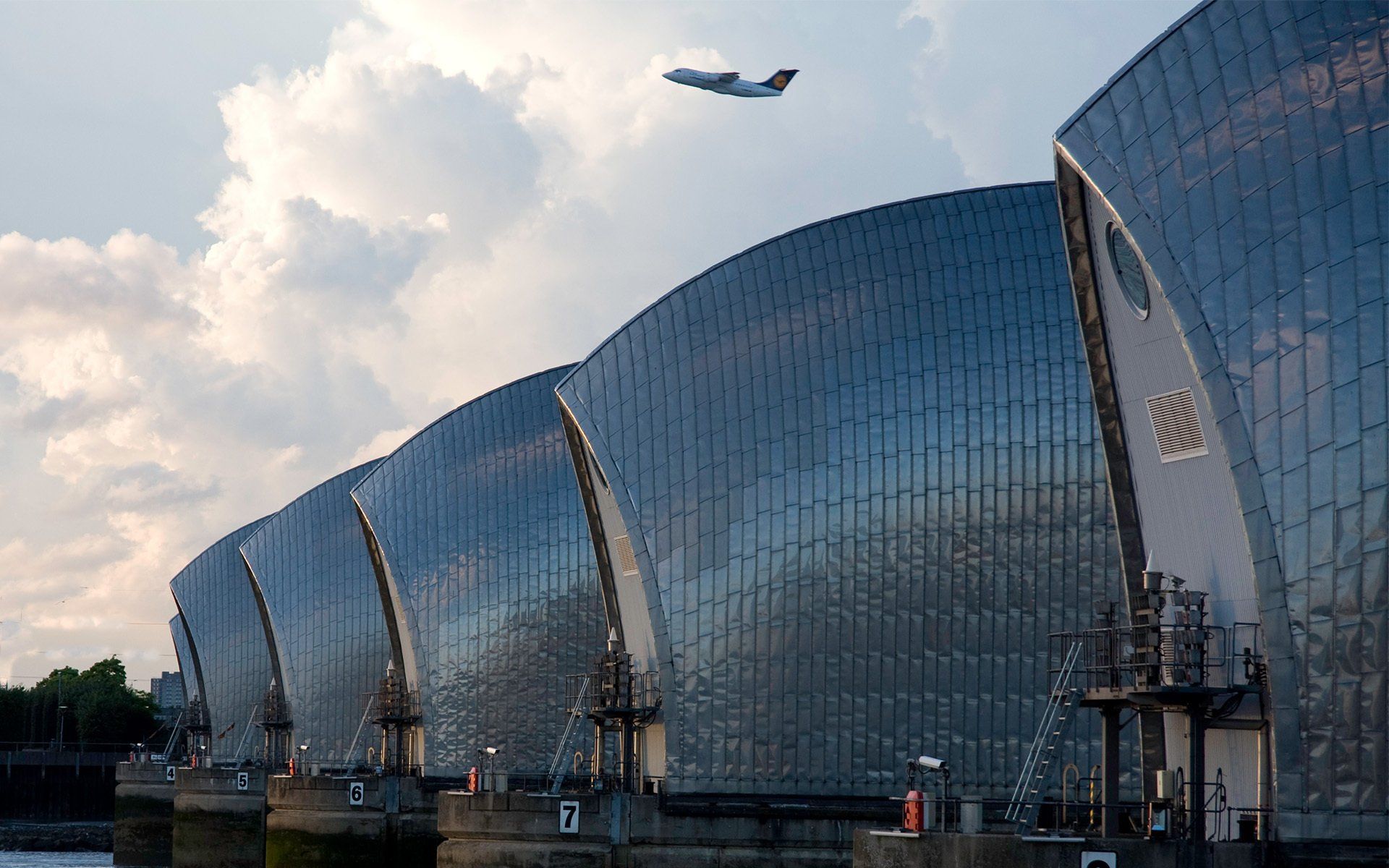 the thames barrier in london