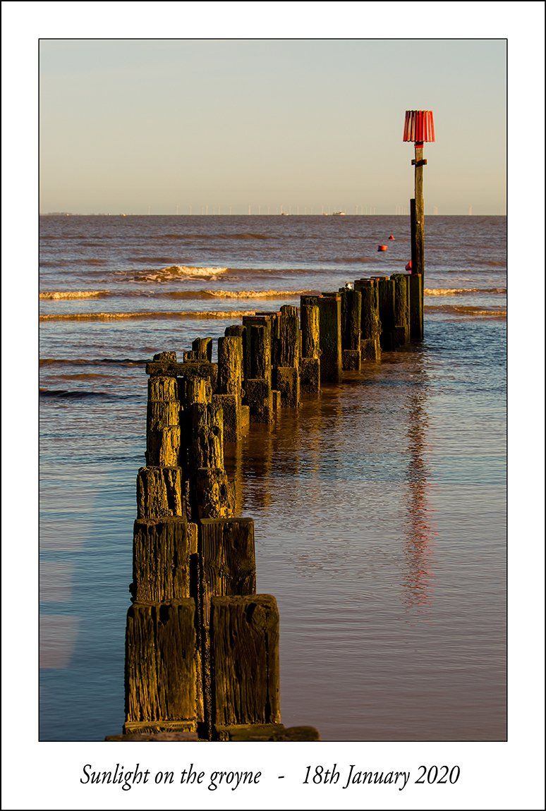 Photo: Paul Malley a groyne at cleethorpes