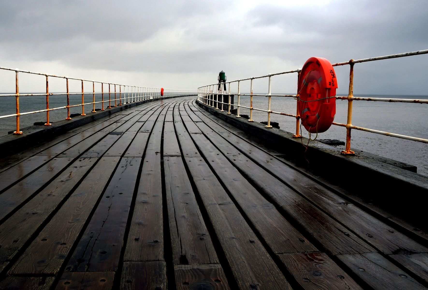 a view of Whitby Pier