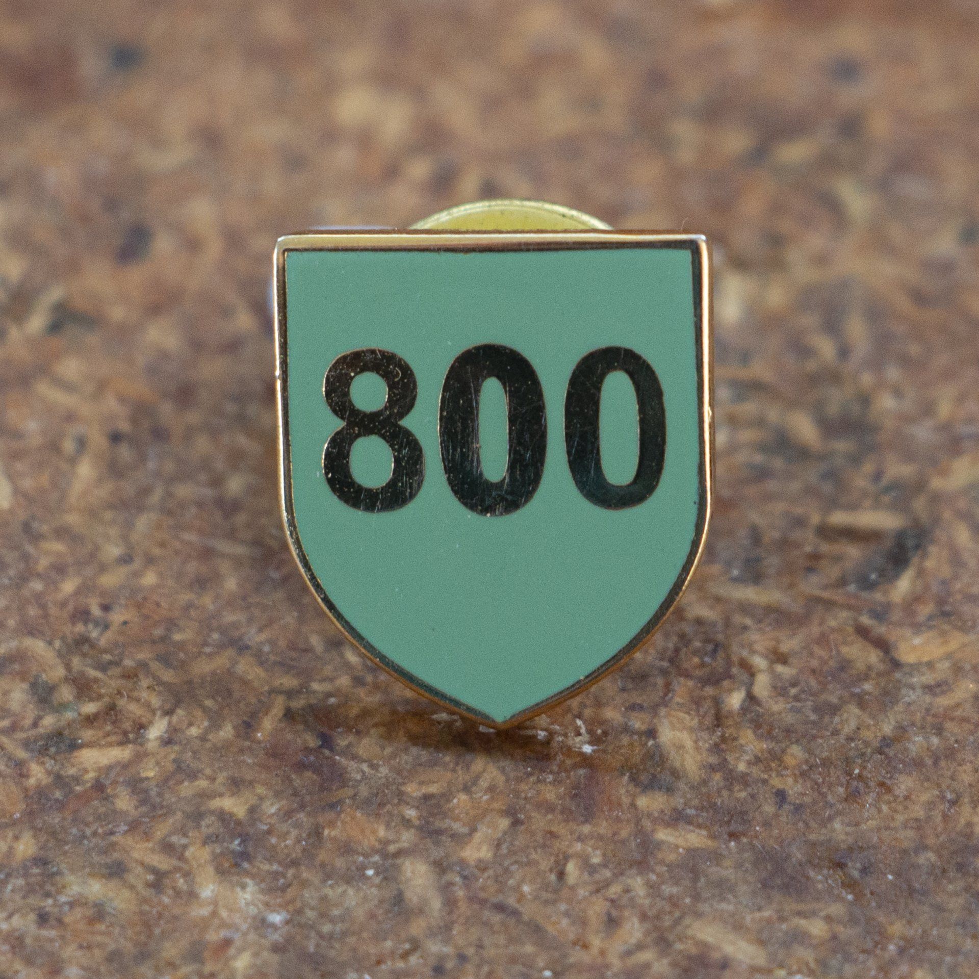 800 Badge by Ian Jackson a lapel shield badge