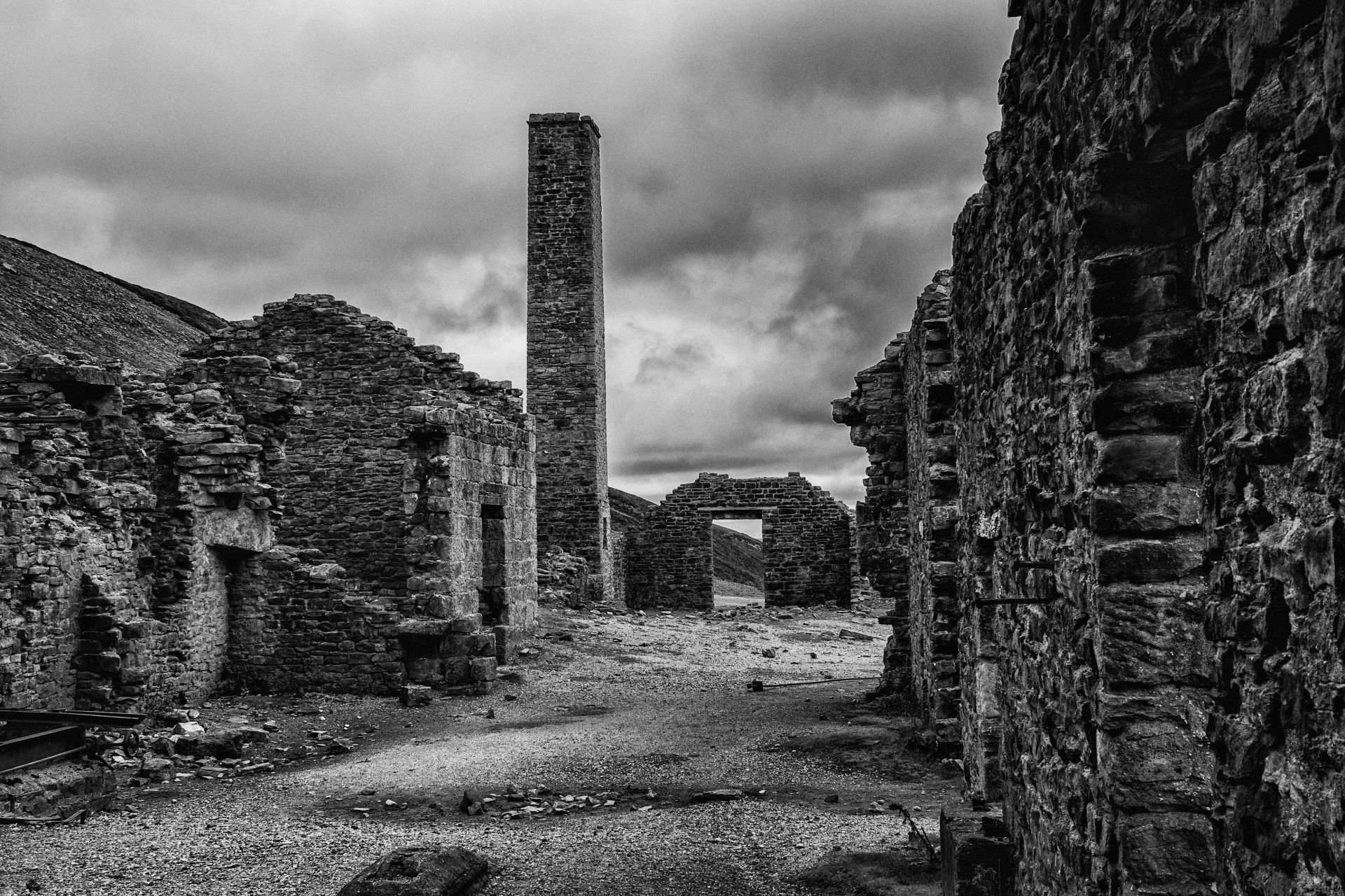 abandoned lead mine buildings
