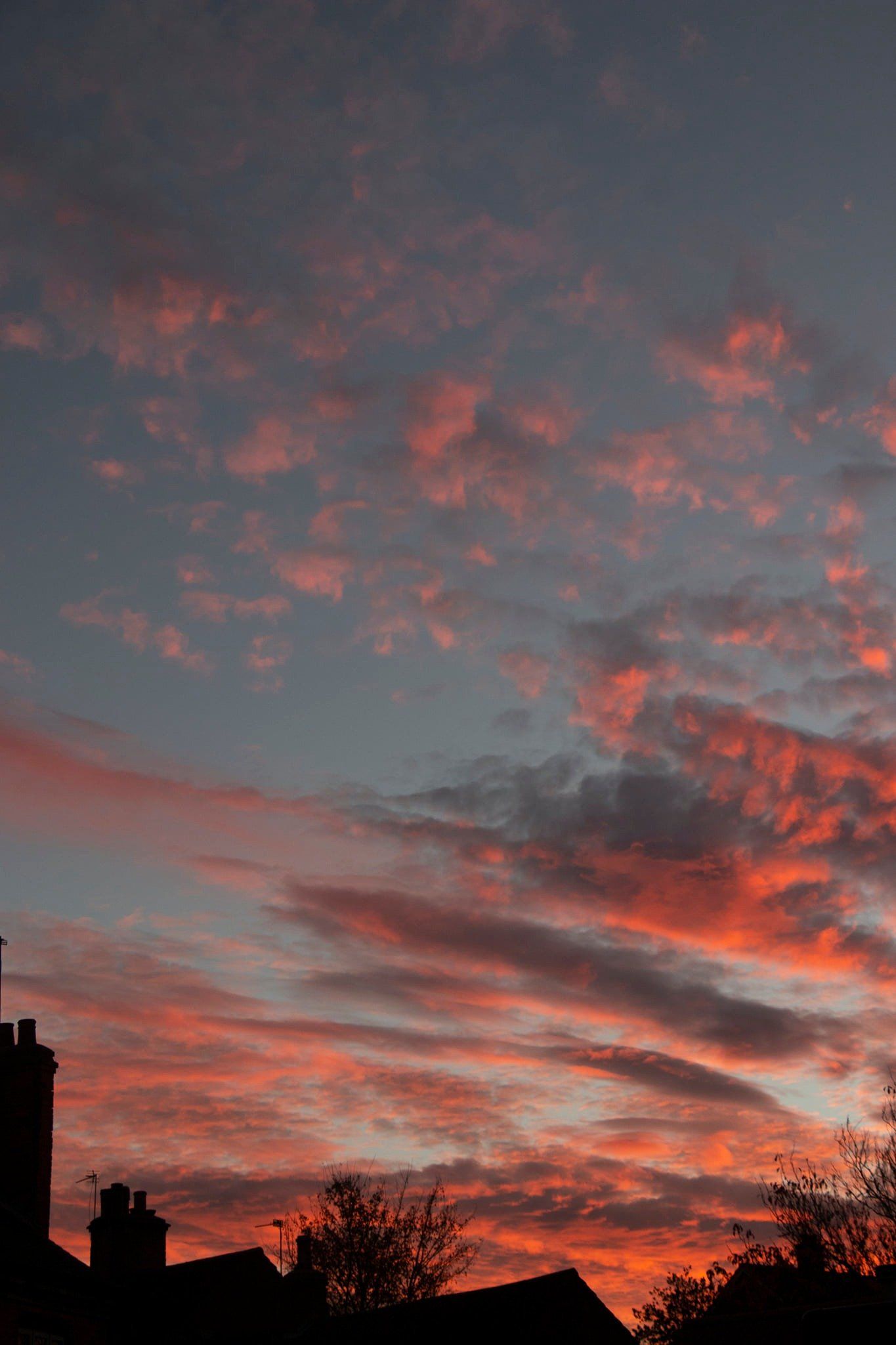 a sunset lincolnshire sky